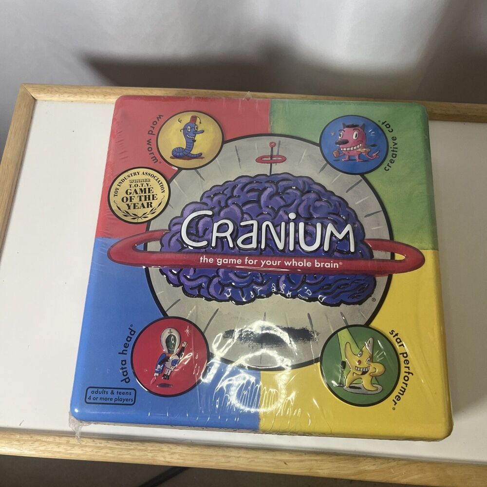 Cranium The Game For Your Whole Brain Adults & Teens 4 Or More Players Sealed